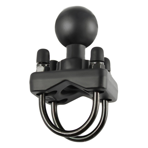 RAM Double U-Bolt Ball Base for 1.25" - 1.5" Rails - C Size