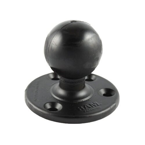 RAM Large Round Plate with Ball - D Size